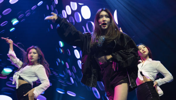 K-pop soloist Chung Ha performs during this year's "Korean Spotlight" showcase at the South by Southwest festival in Austin, Texas. Photo by Joshua Barajas/PBS NewsHour