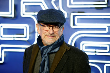 Director and producer Steven Spielberg attends the European Premiere of Ready Player One in London, Britain. Photo by Henry Nicholls/Reuters