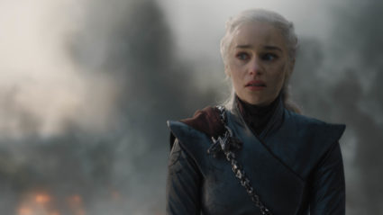 Actor Emilia Clarke as Daenerys Targaryen in "Game of Thrones." Photo by Helen Sloan/HBO