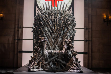 The Iron Throne sits on display at an interactive Game Of Thrones installation called Bleed For The Throne at the South by Southwest (SXSW) conference and festivals in Austin, Texas,, in March. Photo by Sergio Flores/Reuters