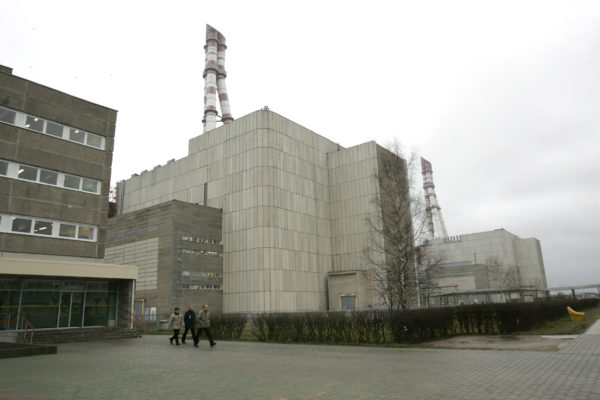 A general view in 2007 shows the first (left) and second nuclear reactor of the Ignalina Nuclear Power Station, Lithuania's last Soviet-built reactor. Photo by Ints Kalnins/Reuters