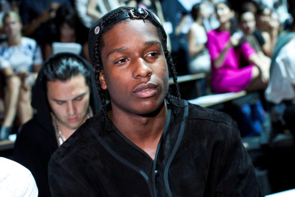 U.S. rapper ASAP Rocky attends the Alexander Wang Spring/Summer 2013 collection during New York Fashion Week, September 8, 2012. Photo by Andrew Burton/Reuters