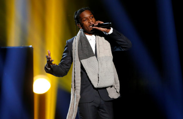 FILE PHOTO: A$AP Rocky performs in Los Angeles in 2014. Photo by REUTERS/Mario Anzuoni