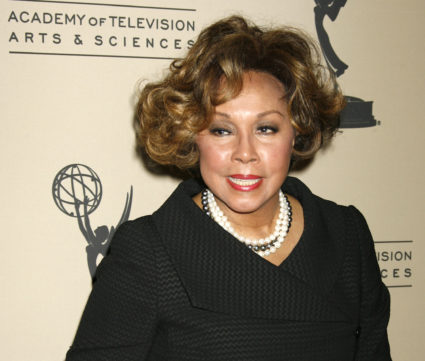 Actress Diahann Carroll, the first Black actress to have her own television series, the groundbreaking 1960's television comedy series 'Julia', arrives for '60 Years A Retrospective of the Television and The Television Academy' at the Academy of Television Arts & Sciences in Los Angeles October 12, 2006. Photo by Fred Prouser/Reuters