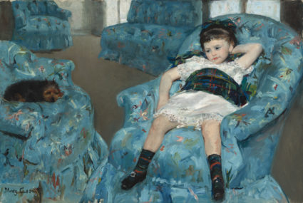 Mary Cassatt's "Little Girl in a Blue Armchair" (1878).Image courtesy of Collection of Mr. and Mrs. Paul Mellon/National Gallery of Art