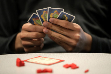 Catan is one of several tabletop games you could play while social distancing. Photo by Barry Chin/The Boston Globe via Getty Images