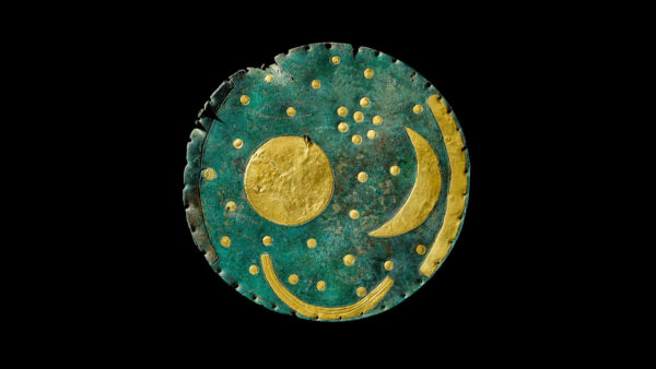 The Nebra Sky Disc, an ancient object thought to be world's oldest map of stars - believed to be 3,600 years old, dating from