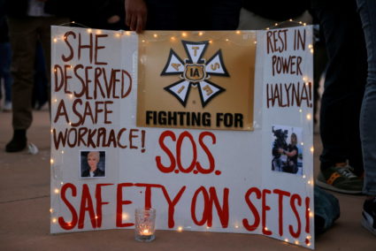 FILE PHOTO: Vigil for cinematographer Halyna Hutchins in Albuquerque