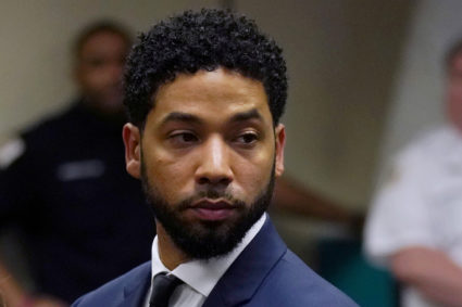 Actor Jussie Smollett makes a court appearance at the Leighton Criminal Court Building in Chicago, Illinois. Photo by E. Jason Wambsgans/Reuters