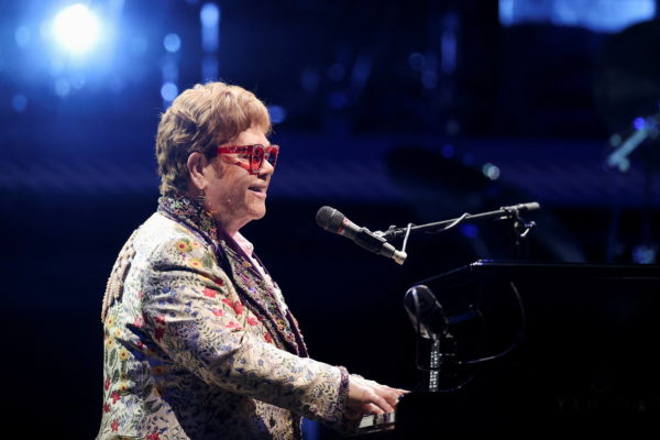 Elton John performs as he returns to complete his Farewell Yellow Brick Road Tour since it was postponed due to coronavirus disease (COVID-19) restrictions in 2020, in New Orleans, Louisiana, U.S. January 19, 2022. Photo by Jonathan Bachman/REUTERS