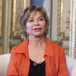 Writer Isabel Allende during a presentation of her book "Largo Petalo de Mar" in Madrid, Spain. Photo by Oscar Gonzalez/NurPhoto via Getty Images