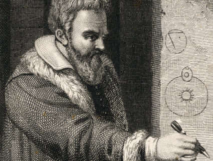 Illustration of Astronomer Galileo Galilei