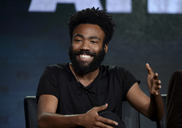 Cast member Donald Glover participates in a panel for the FX Networks new comedy series "Atlanta" during the TCA Cable Win...