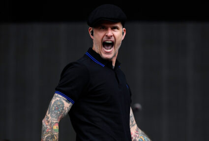 The Dropkick Murphys perform at Worthy Farm in Somerset during the Glastonbury Festival