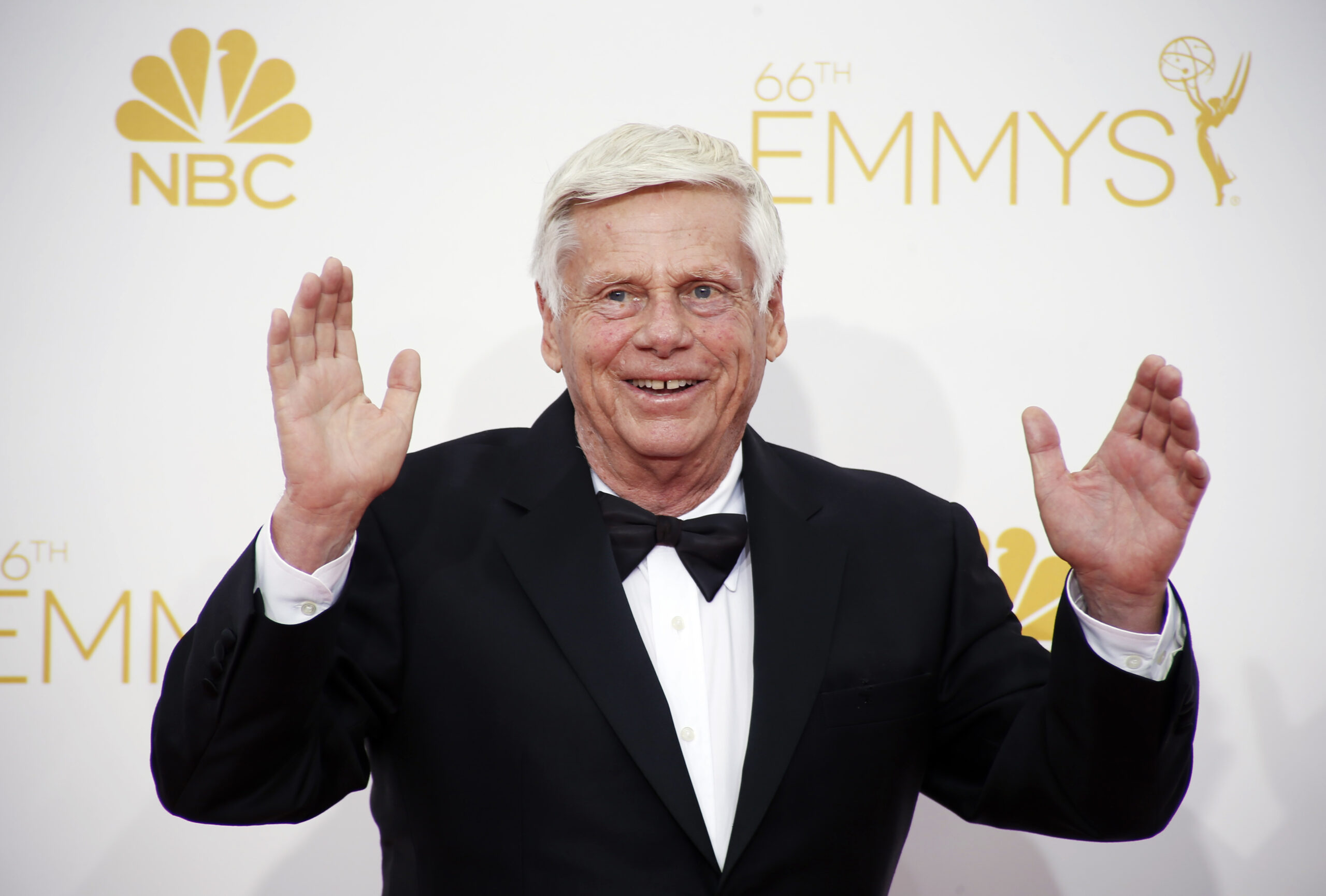 Robert Morse arrives at the 66th Primetime Emmy Awards in Los Angeles