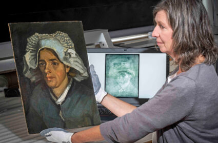 Vincent Van Gogh's hidden self-portrait discovered by X-ray, in Edinburgh