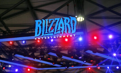 The Blizzard Entertainment booth at Chinajoy China Digital Interactive Entertainment Expo on August 1, 2021 in Shanghai, China. Photo by Xing Yun / Costfoto/Future Publishing via Getty Images