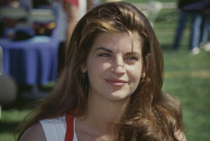 American actress Kirstie Alley attends Narconon's 1991 Celebrity Softball Game, held at the Tom Bradley Stadium, in the grounds of Birmingham High School in Van Nuys, California, 28th September 1991. Photo by Vinnie Zuffante/Michael Ochs Archives/Getty Images
