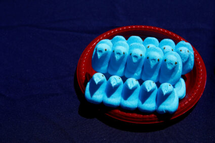 Peeps are seen before competitive eaters take part in the World Peeps Eating Championship at National Harbor in Oxon Hill