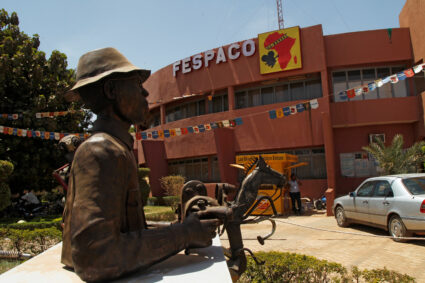 The headquarters of FESPACO is pictured in Ouagadougou