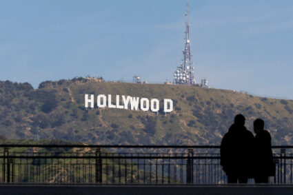 FILE PHOTO: Hollywood sign in Hollywood, Los Angeles, California