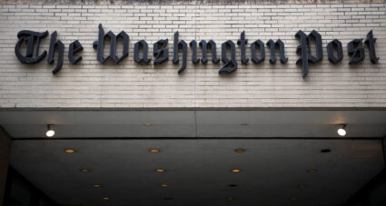FILE PHOTO: A general view of the exterior of The Washington Post Company headquarters in Washington