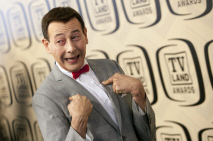 Paul Reubens 'Pee-wee Herman' arrives for the TV Land Awards 10th Anniversary at the Lexington Avenue Armory in New York
