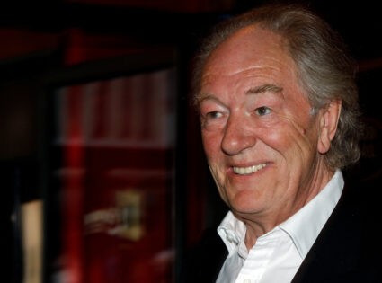 FILE PHOTO: Actor Michael Gambon arrives for the premiere of "Harry Potter and the Half-Blood Prince" in New York