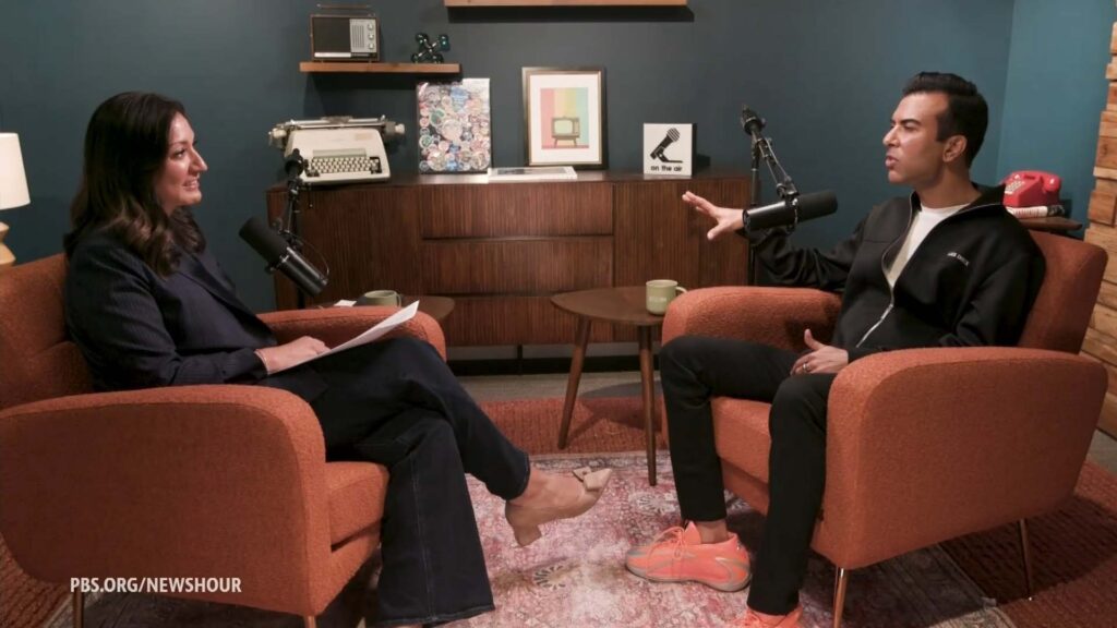 Soman Chainani and Amna Nawaz discuss politics for young Americans on ...